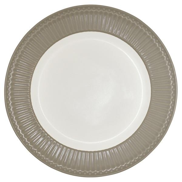Блюдо Alice warm grey, 26,5 см