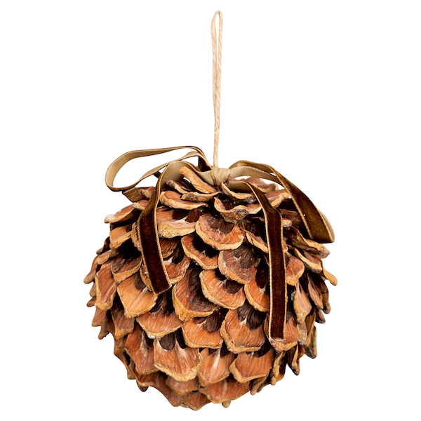 Новогодний шар Pinecone brown large