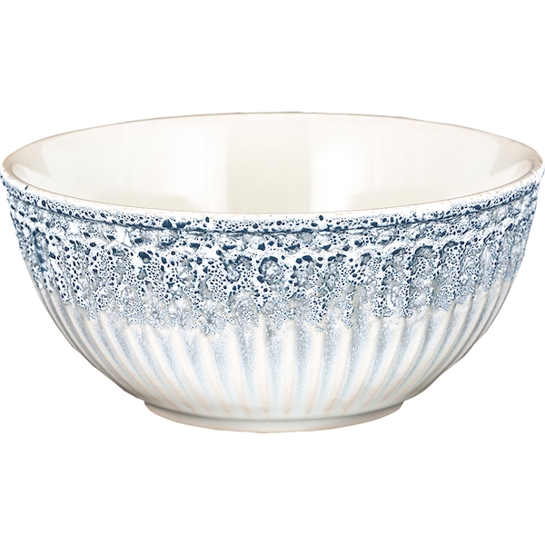 Пиала Alice ripple blue 15 см
