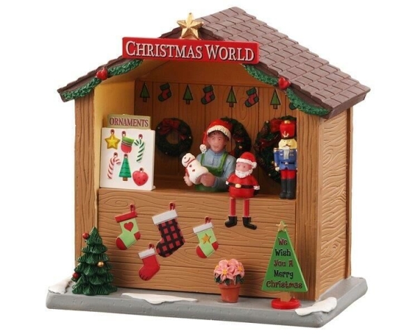 Композиция "Лавка на ярмарке "Christmas world"