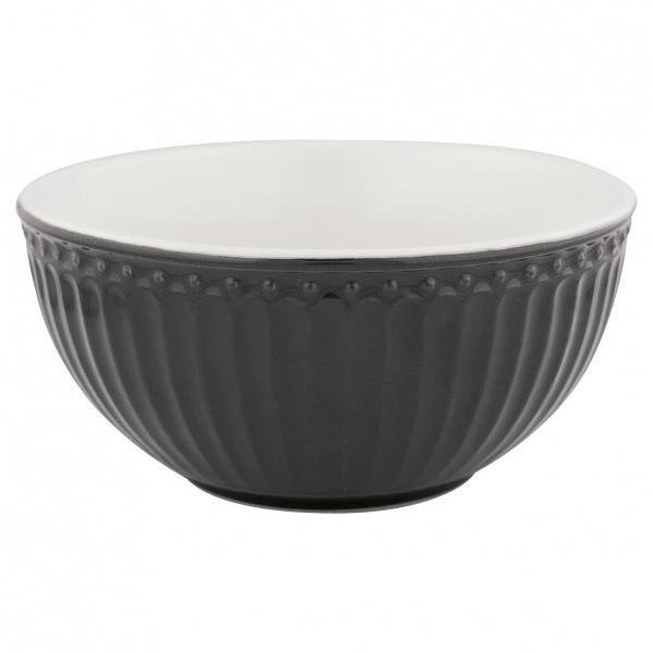 Пиала Alice dark grey, 14 см