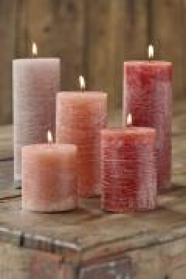 Свеча Rustic desert rose d 7 h 10 см