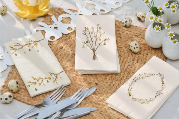 Бумажные салфетки Easter bouquet 40х40 см, 16 шт