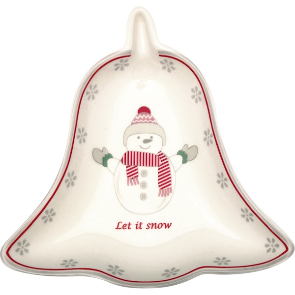 Тарелка Bell Abella white