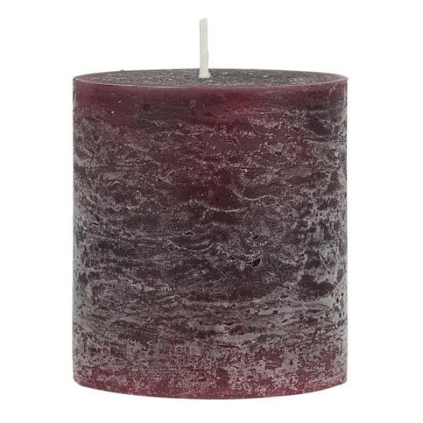 Свеча Rustic rhododendron d 7 h 7,5 см