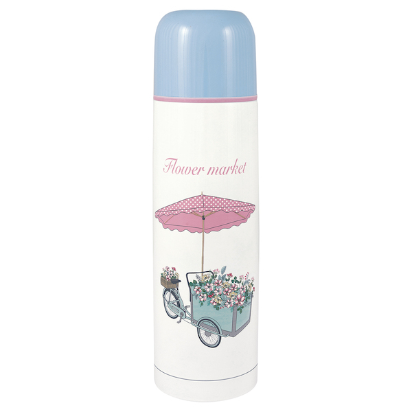 Термос Portia flowers white 800 мл