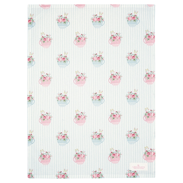 Полотенце Alma flowers white 50х70 см