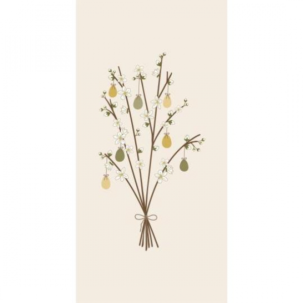 Бумажные салфетки Easter bouquet 40х40 см, 16 шт