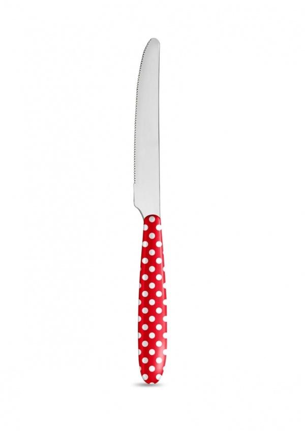 НОЖ Red with dots