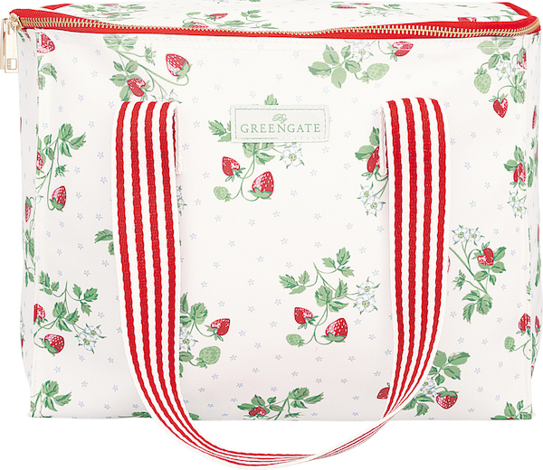 Сумка-холодильник с двумя ручками Berry white