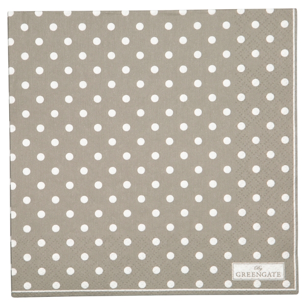 Салфетки бумажные Spot grey 33х33 см 20 шт