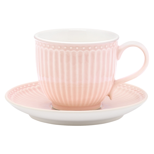 Чайная пара Alice pale pink, 260мл