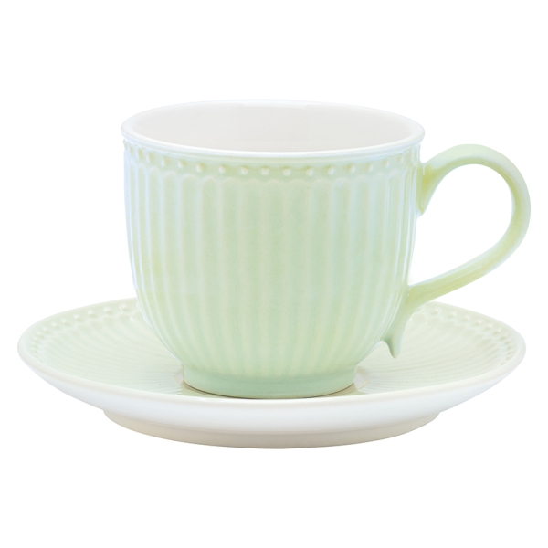Пара чайная Alice pale green