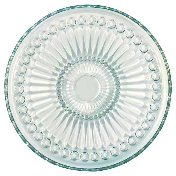 Тарелка стеклянная Alice cool mint 18,5 см