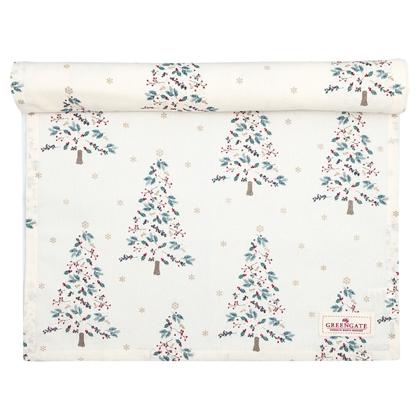 Столовая дорожка Lucie xmas white 45х140 см