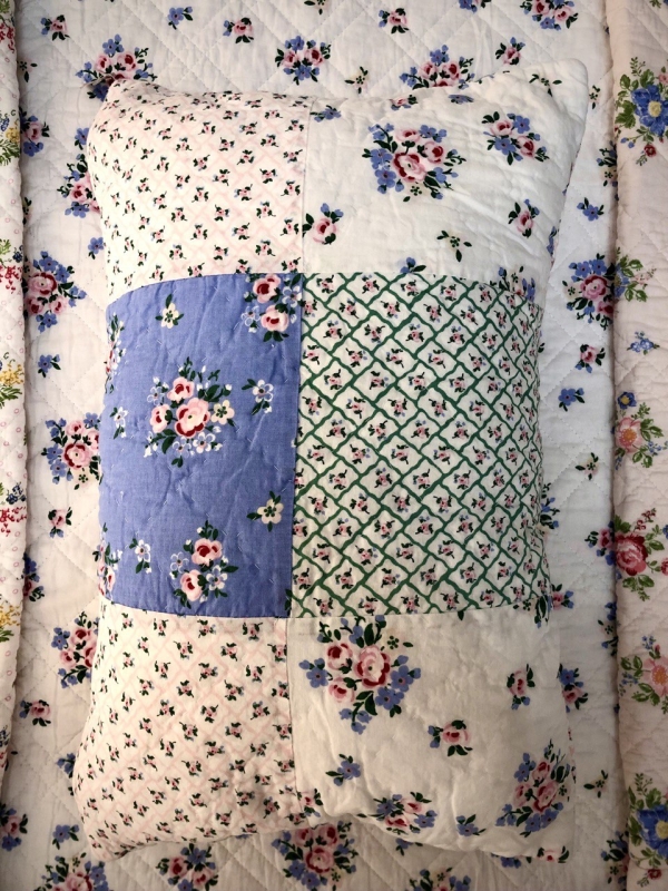 Наволочка Nicoline white patchwork