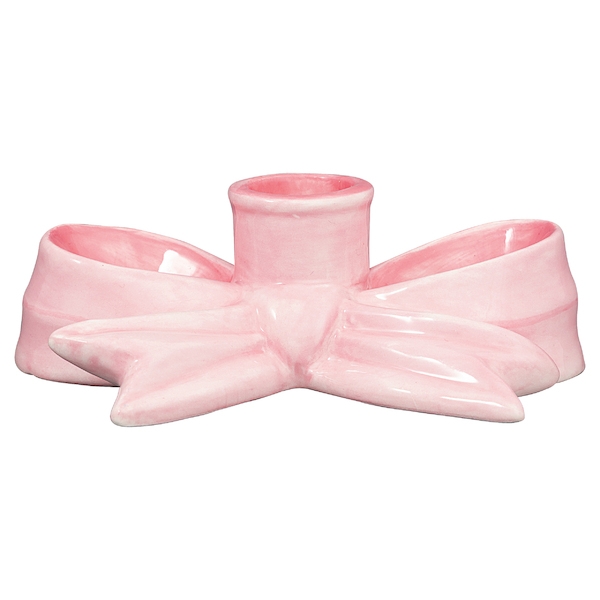 Подсвечник bow pale pink