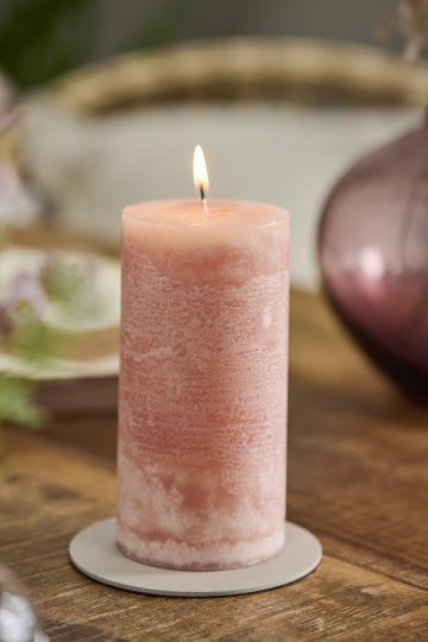 Свеча Rustic desert rose d 7 h 14 см