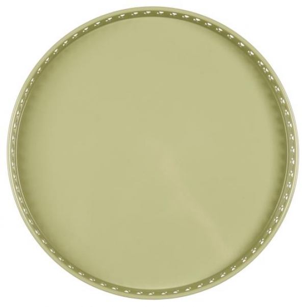 Поднос с узорчатым краем green 36,5 см
