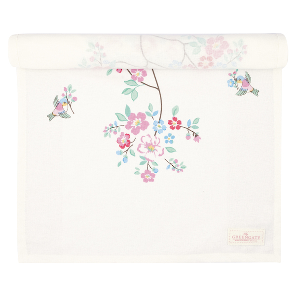 Столовая дорожка Desdemona white 45x140 см