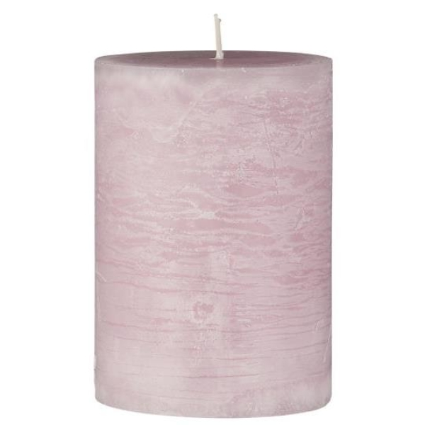 Свеча Rustic light pink d 7 h 10 см