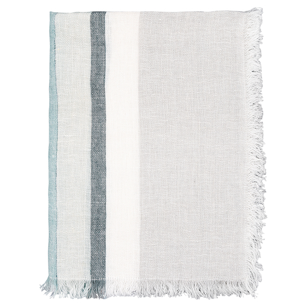 Полотенце Mannie dusty green fray edge 50х70 см