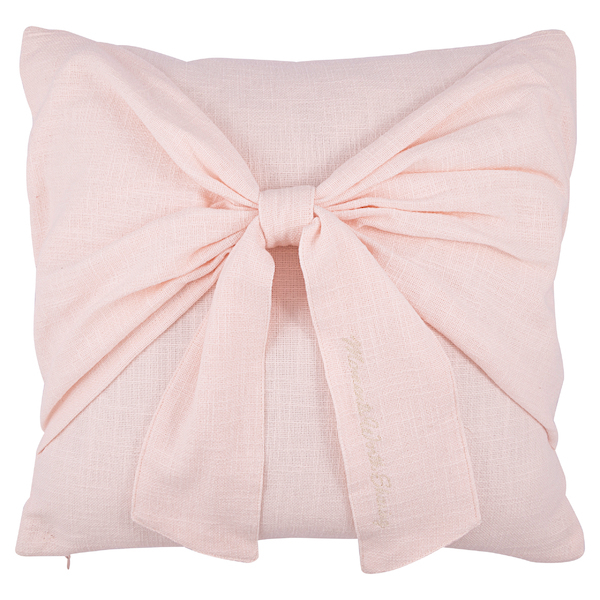 Наволочка Bow pale pink 40х40 см