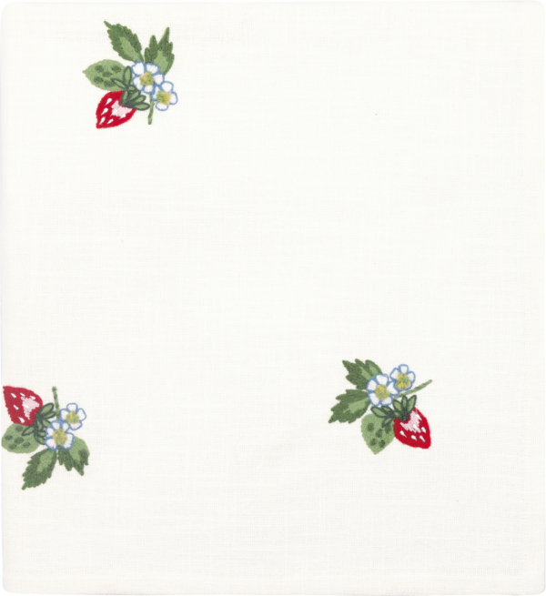Скатерть Berry white 150x150 см