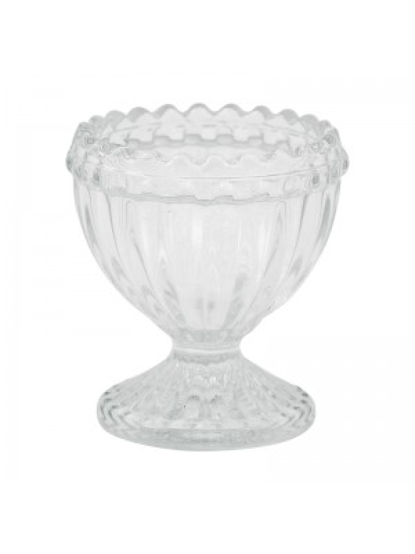 Подставка для яйца стеклянная Alice clear