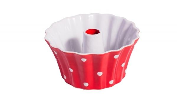 ФОРМА ДЛЯ ВЫПЕЧКИ red round small with dots