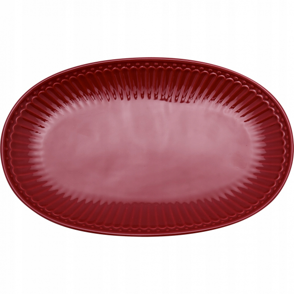 Тарелка для печенья Alice claret red 23 см