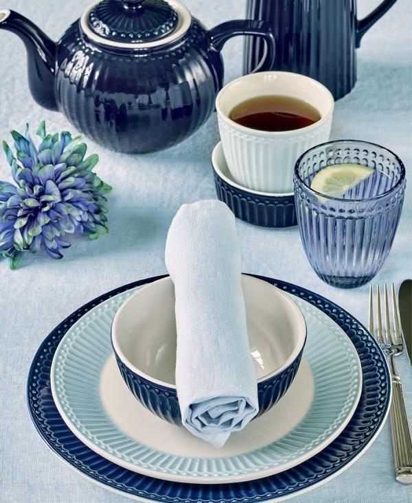 Блюдо Alice dark blue, 26,5 см