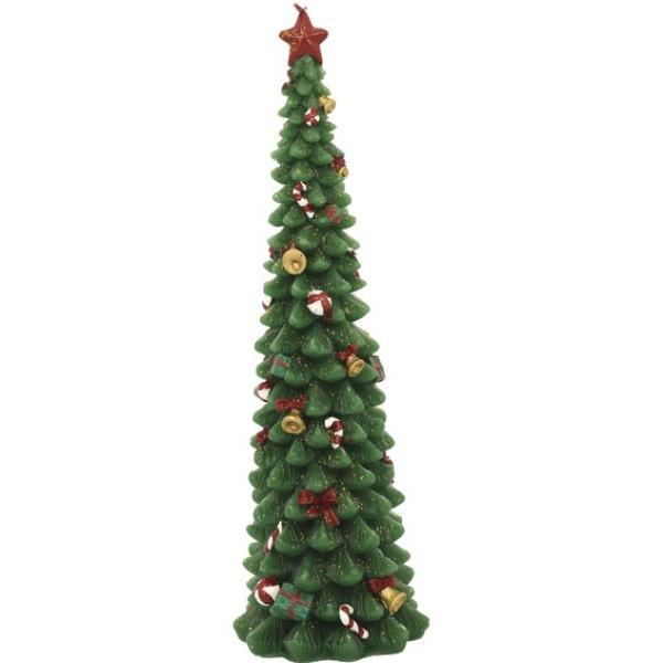 Свеча Christmas tree green large, 30см