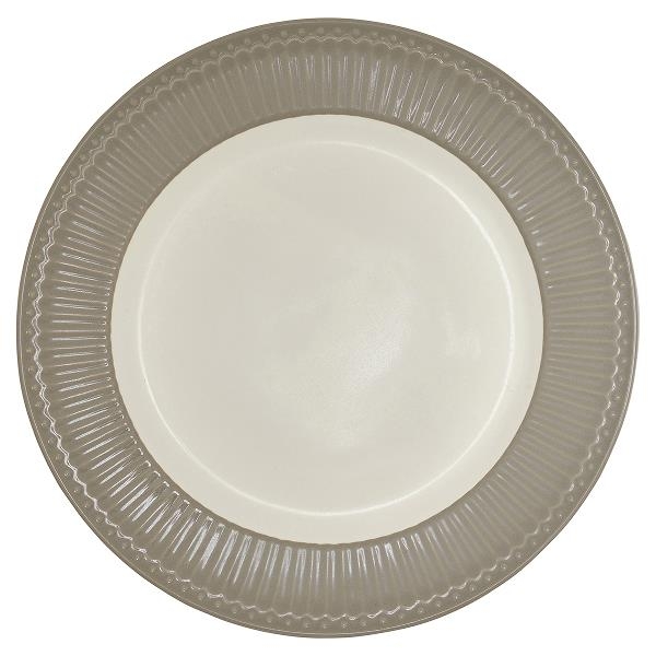Тарелка Alice warm grey, 23 см